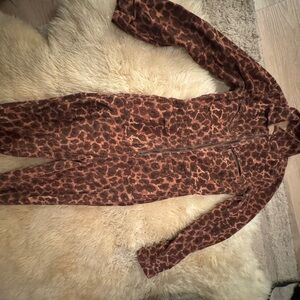 Animal Print Jumpsuit
